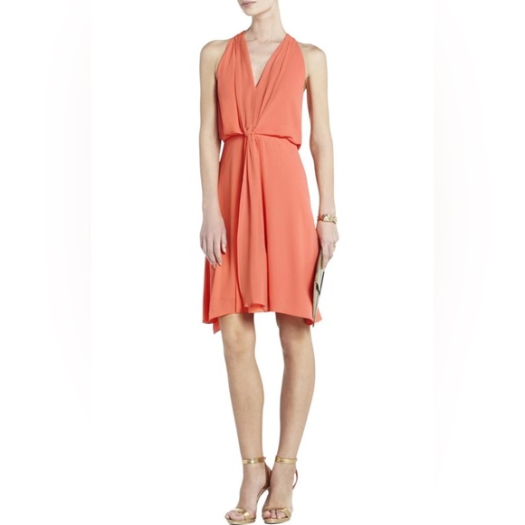 BCBGMaxAzria Dresses & Skirts - NEW BCBGMAXAZRIA AMBROSIA MARISA‎ KNEE-LENGTH HALTER WQR6V916/M137 DRESS SIZE M